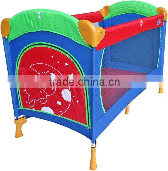 orange baby playpenPB006