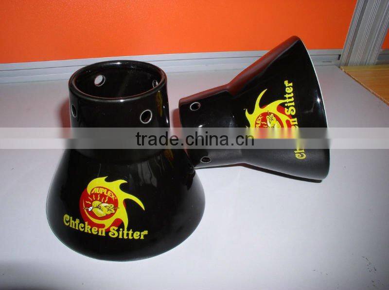 Ceramic Durable BBQ Roaster Manufacturer/Chicken Sitter