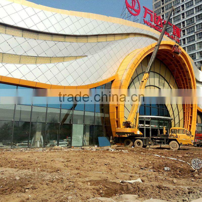 Swimming pool wall glass, laminated glass with ceramic digital print design