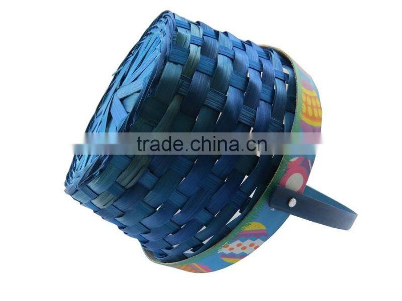 Beautiful decorate bamboo gift baskets