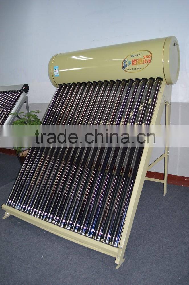 Non pressurized solar water heater