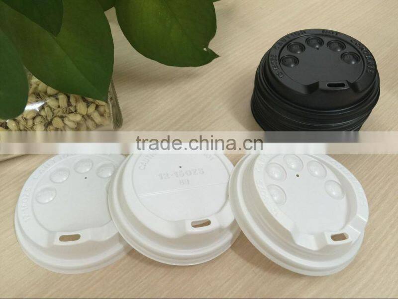 disposable paper cup lid plastic lid for paper cup/flat lid