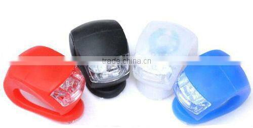 Silicone LED Bike Light Promotional Gift Bike Front Rear Light