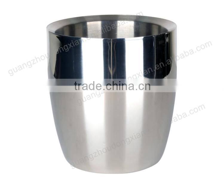 Double Layers steel ice bucket for picnic