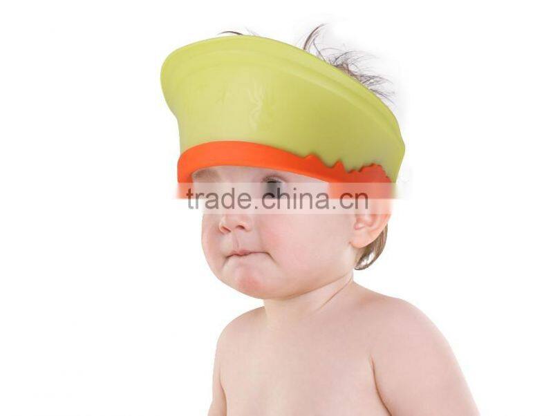 Plastic baby shower cap / protective bath cap