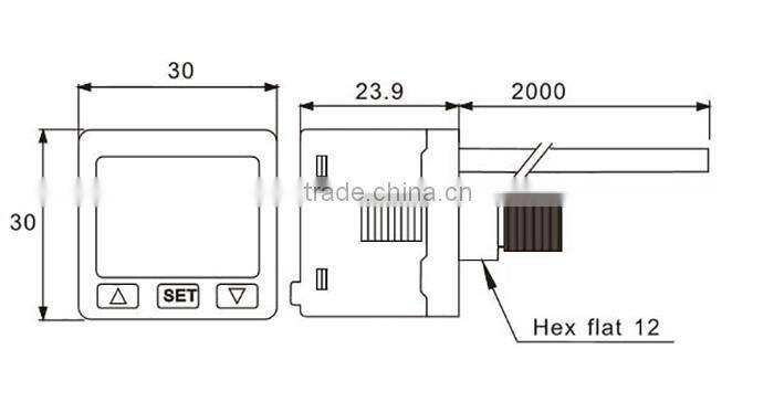 Pressure sensor to current transducer,positive,Leak testing