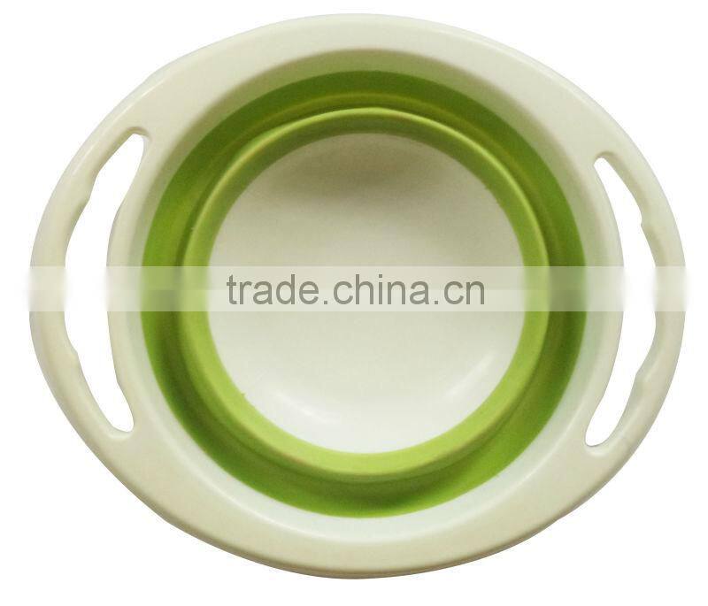 kitchen folding plastic colander plastic sink colander