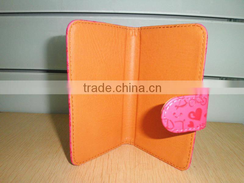 universal leather smart phone cover cases for 4.7 inch mobile cell phones wallet style