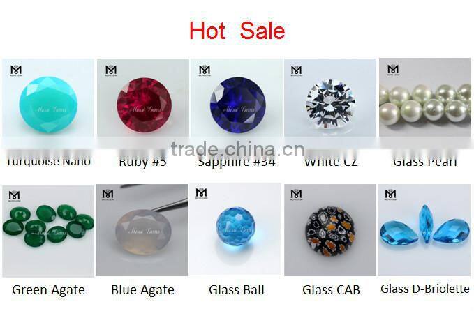 Double Briolette Faceted Pear Shape 5 x 7 mm 34# Corundum Sapphires