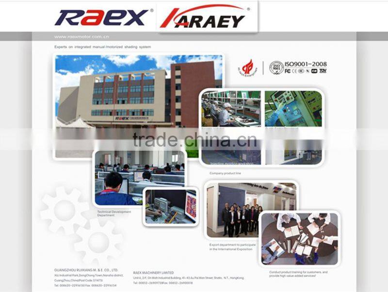 Raex MD360 curtain with adpter
