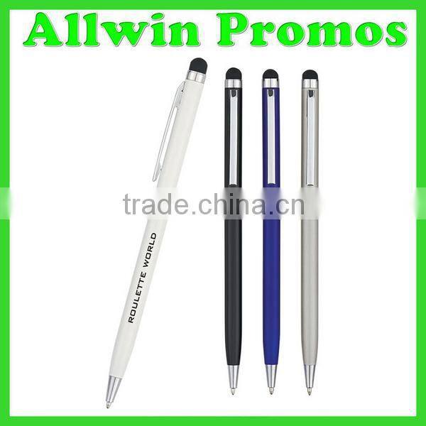 2016 New Arrival Metal Twist Pen With Stylus