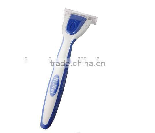Rimei plastic double edge disposable razor for travel
