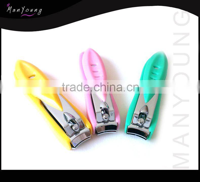 Plastic beautiful nail clipper