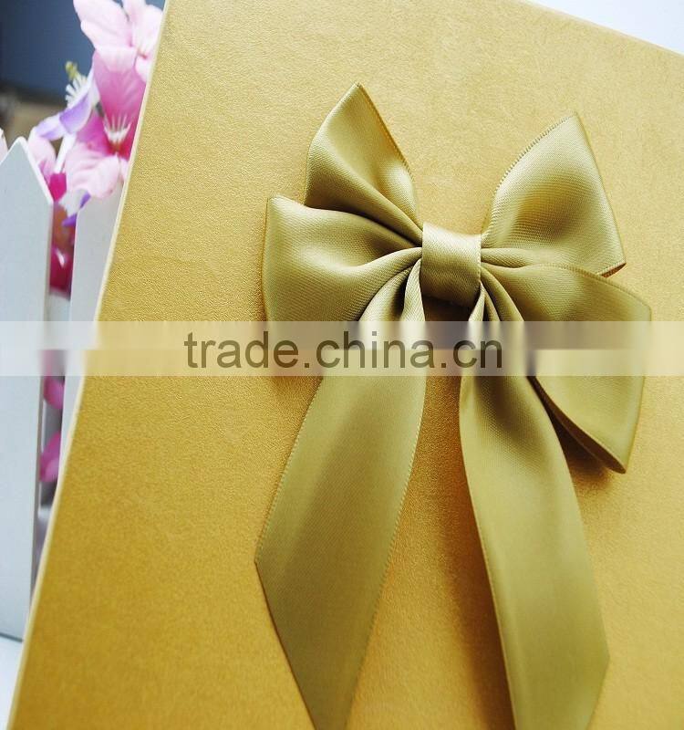 wholesale satin ribbon bow for decorative gift box