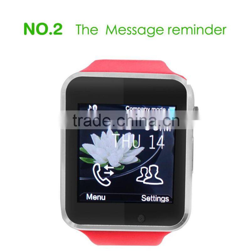 2016 New Smart Bluetooth Watch M26 With Led Display / Dial / Alarm / Music Player / Pedometer For Android Ios Mobile Phone