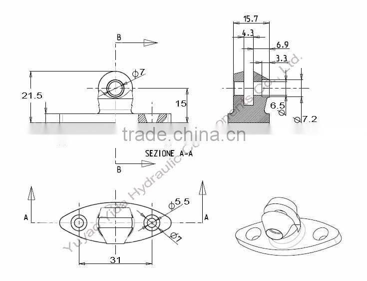 Gas spring Plastic Ball connector
