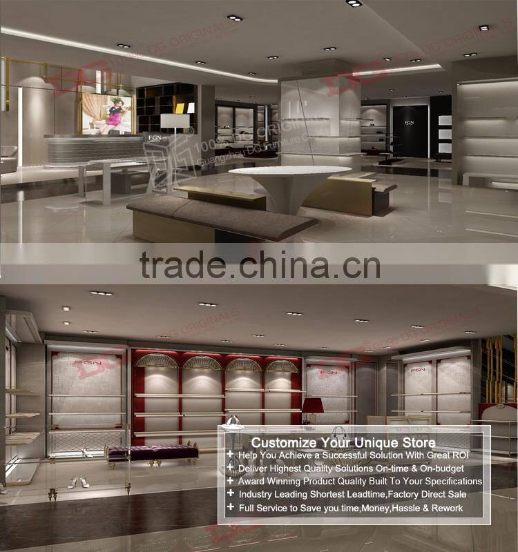 New style good quality handbag store design and decoration