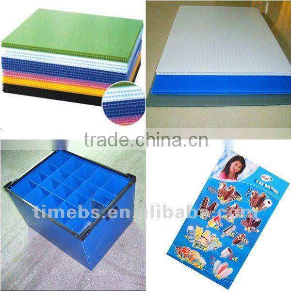 Silk screen printing pp corflute sheet