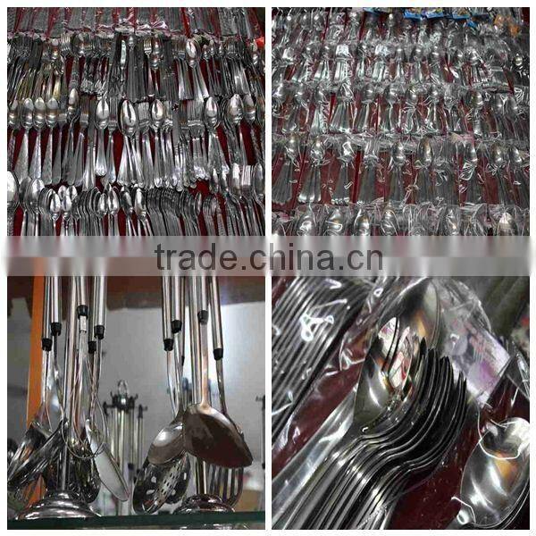 Top quality cutlrey 4 pcs set western tableware set stainless steel knife fork and spoon