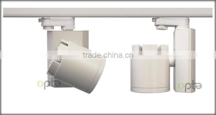 White 30w LED track light with citizen COB LED for clothing lighting
