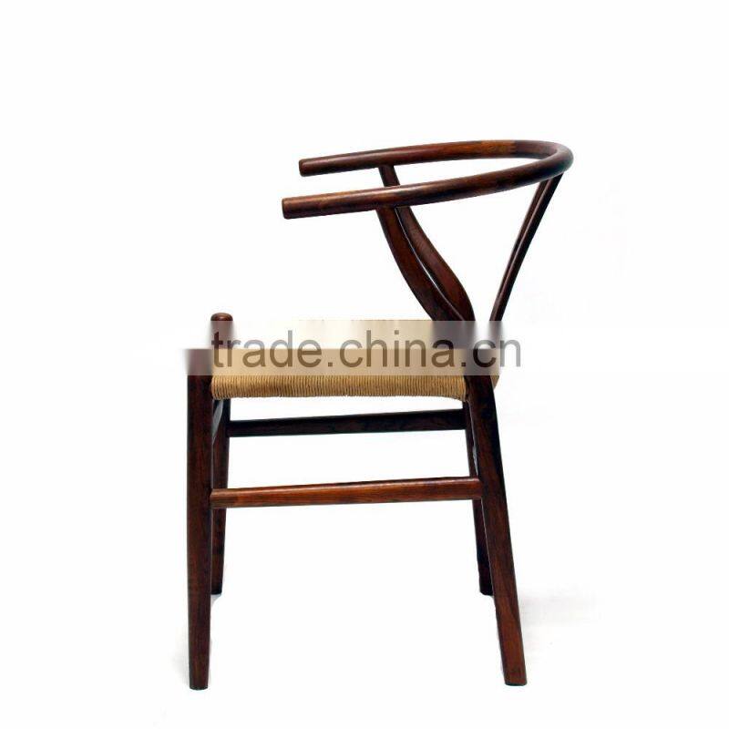 Wholesale foldable classic wooden floral fabric arm lounge chair