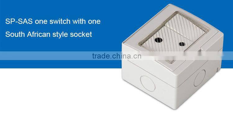 Outdoor Waterproof Switcher And Socket On Off Switch Waterproof(SP-SAS)