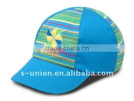 Kids cotton hat&windmill shape logo