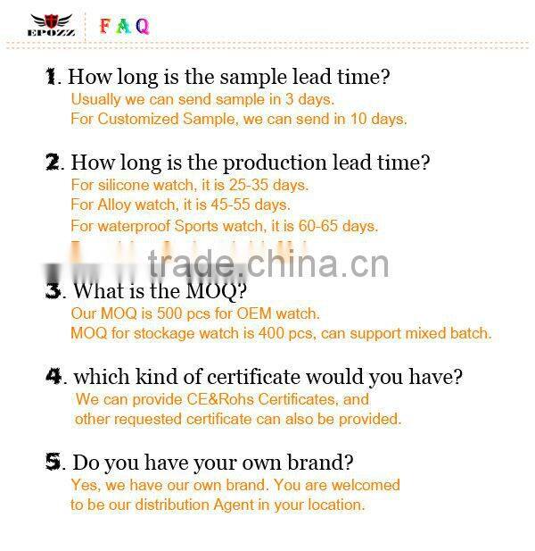 Waterproof 3 ATM Luxury Led Silicone Watch Ladies Watch Supplier