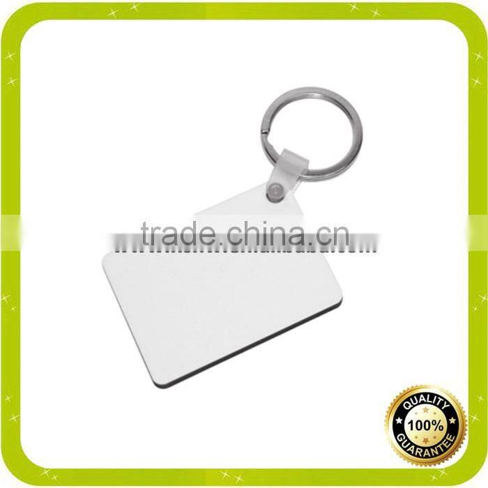 blank 3mm sublimation hardboard keychain