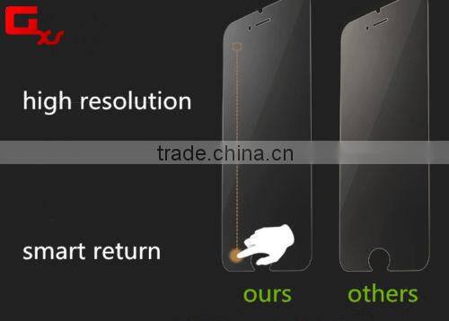 New arrival no bubble anti fingerprint anti blue light 0.3mm 0.4mm 9h 2.5d smart best cell phone screen protector for iphone 6