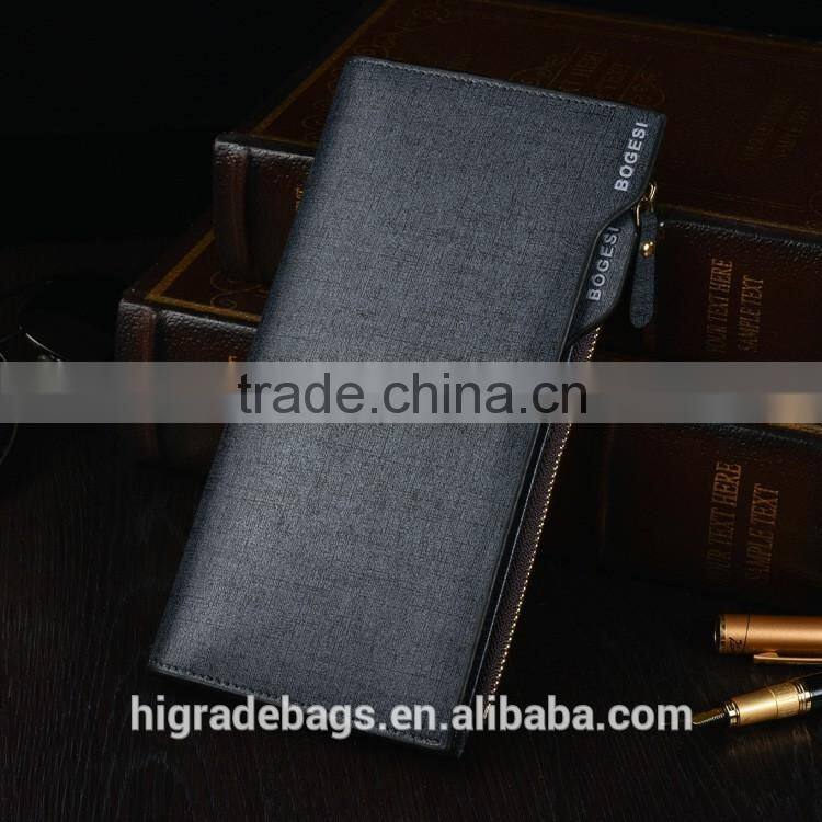 2016 men faux leather travel wallet