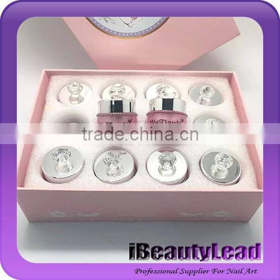 Hotsales nail aurora mirror powder nail magic powder nail aurora powder 12colors Aurora Chrome Powder