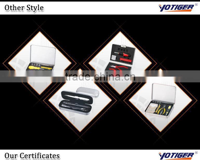 26Pcs Portable Factory Sells zipper Tin Box Tools with Screrwdrivers,Toolset