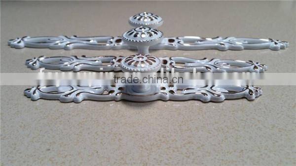 Flower Style Ivory Zinc Alloy Cabinet Knob for Drawer/Dresser/Closet