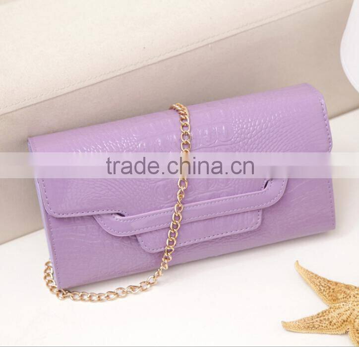 new lady leather handbag fashion makeup bag