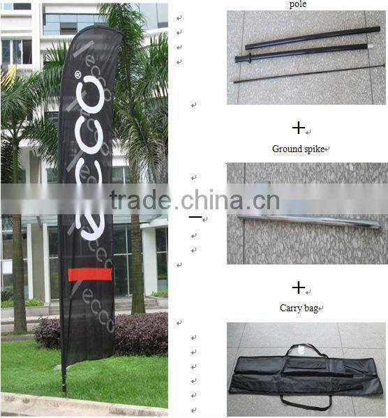 dye sublimated feather flags street pole banner street pole banner holder