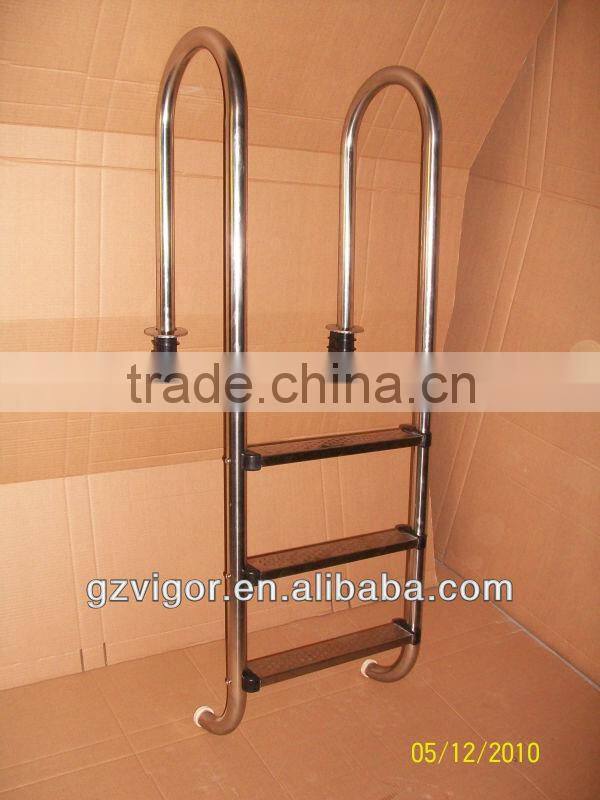 swimming pool adjustable step ladder