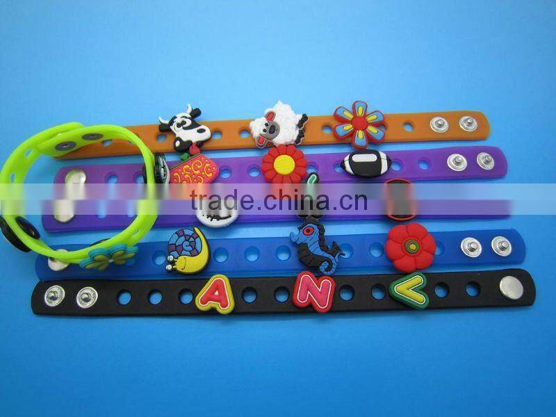 2014 Brazil world cup products fans products silicone charms bracelet