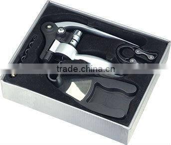 High quality deluxe Zinc alloy rabbit/lever-style corkscrew,wine opener