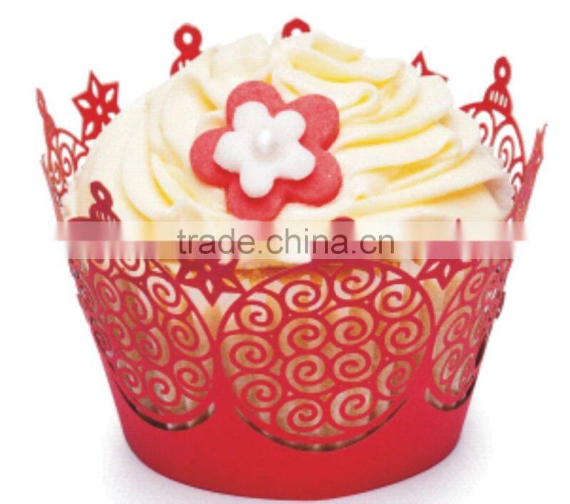 2016 mini cake packaging laser cut paper