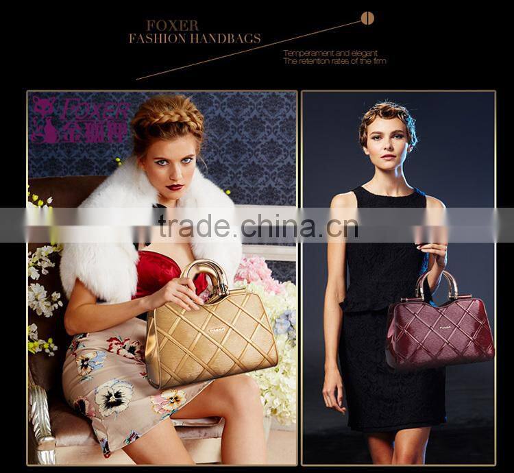 party pattern leather brand name designer hot sell handbag organiser