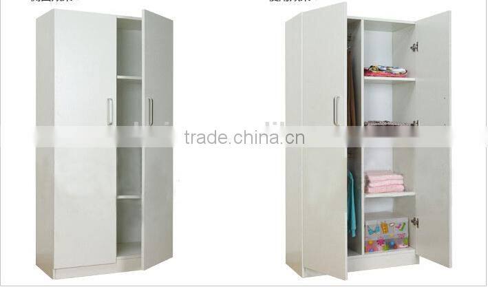 bedroom furniture wooden wardrobe designs, 2 doors and one drawer