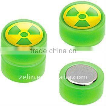 Fake non-piercing magnetic plug blue star logo body piercing jewelry