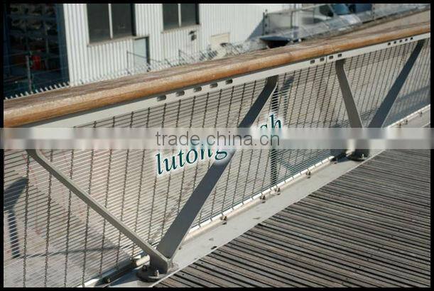 anping decorative stainless wire balustrade for protection/free sample