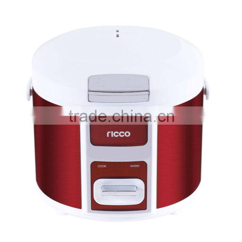 1.8L stainless steel body deluxe rice cooker