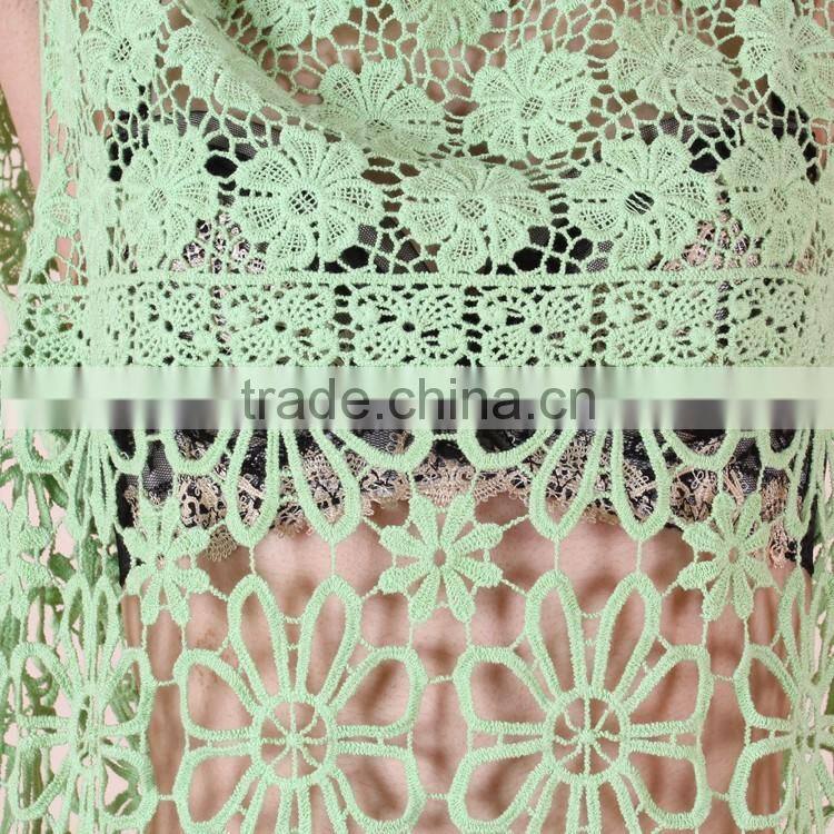 Green Transparent Sexy Lace Women Wear