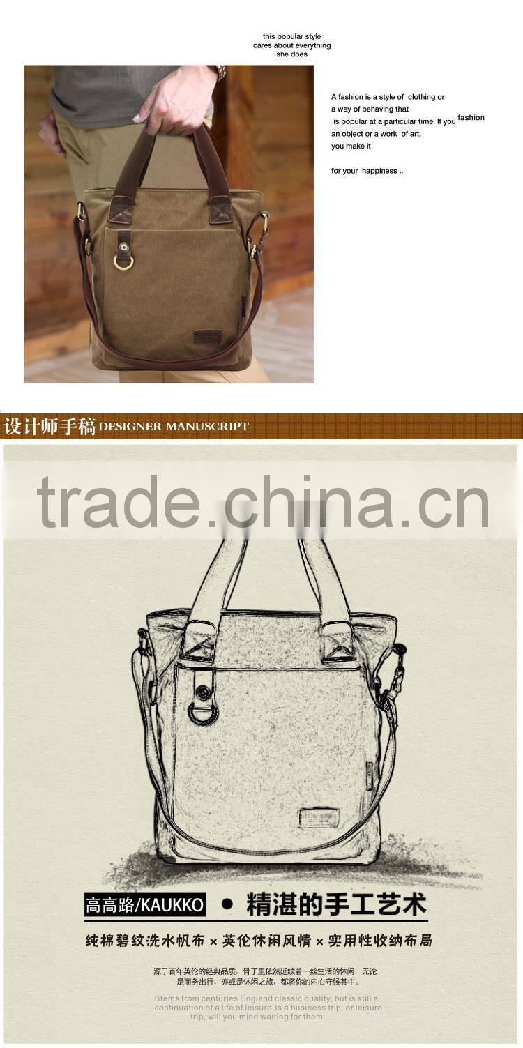 Concise Tablet Messenger Bag For Men Vertical Messenger Bags For Men Crossbody Bag White Cotton Canvas Messenger Bag