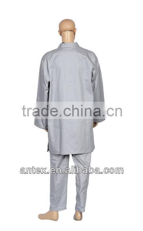 grey men long coat