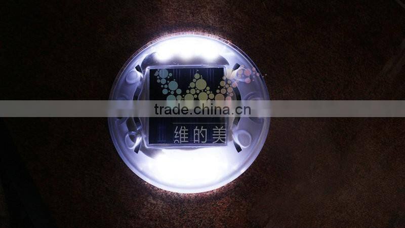 White color high quality Epistar LED 3m reflective glass road stud