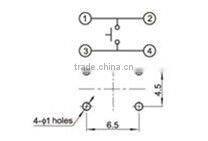 FTVDP01-G73 Micro Switch 6x6x7.3mm PCB Momentary Tactile Tact switch 50mA 12V DC